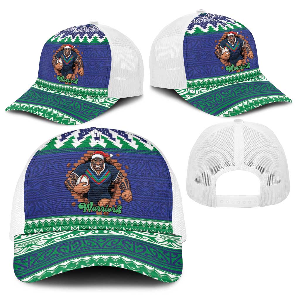 Merry Haka Warriors Baseball Net Cap Christmas Rugby League Spirit - Aussie Hoodie