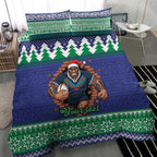 Merry Haka Warriors Personalised Bedding Set Christmas Rugby League Spirit - Aussie Hoodie