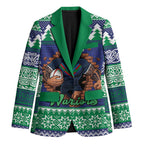 Merry Haka Warriors Personalised Blazer Christmas Rugby League Spirit - Aussie Hoodie