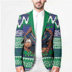 Merry Haka Warriors Personalised Blazer Christmas Rugby League Spirit - Aussie Hoodie