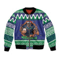 Merry Haka Warriors Personalised Bomber Jacket Christmas Rugby League Spirit - Aussie Hoodie