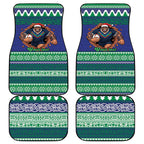 Merry Haka Warriors Personalised Car Mats Christmas Rugby League Spirit - Aussie Hoodie