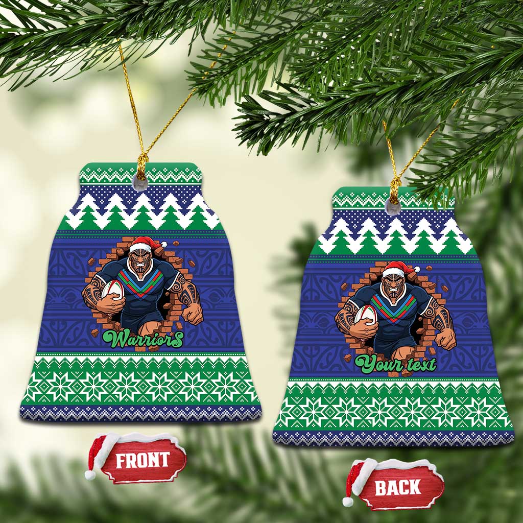 Merry Haka Warriors Personalised Ceramic Ornament Christmas Rugby League Spirit - Aussie Hoodie