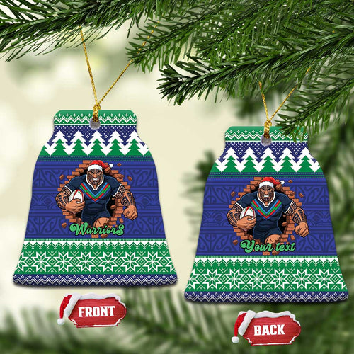Merry Haka Warriors Personalised Ceramic Ornament Christmas Rugby League Spirit - Aussie Hoodie