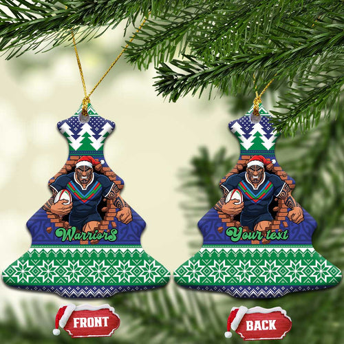 Merry Haka Warriors Personalised Ceramic Ornament Christmas Rugby League Spirit - Aussie Hoodie