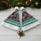 Merry Haka Warriors Personalised Christmas Santa Hat Christmas Rugby League Spirit - Aussie Hoodie