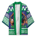 Merry Haka Warriors Personalised Kimono Christmas Rugby League Spirit - Aussie Hoodie