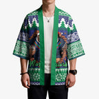 Merry Haka Warriors Personalised Kimono Christmas Rugby League Spirit - Aussie Hoodie