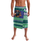 Merry Haka Warriors Personalised Lavalava Christmas Rugby League Spirit - Aussie Hoodie