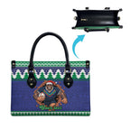 Merry Haka Warriors Personalised Leather Bag Christmas Rugby League Spirit - Aussie Hoodie