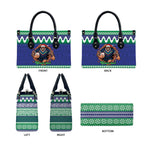 Merry Haka Warriors Personalised Leather Bag Christmas Rugby League Spirit - Aussie Hoodie
