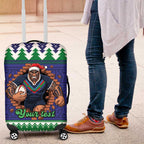Merry Haka Warriors Personalised Luggage Cover Christmas Rugby League Spirit - Aussie Hoodie