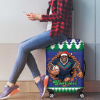 Merry Haka Warriors Personalised Luggage Cover Christmas Rugby League Spirit - Aussie Hoodie