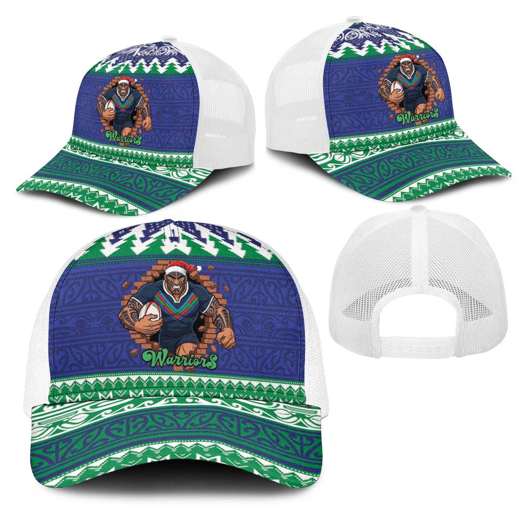 Merry Haka Warriors Mesh Trucker Cap Christmas Rugby League Spirit - Aussie Hoodie