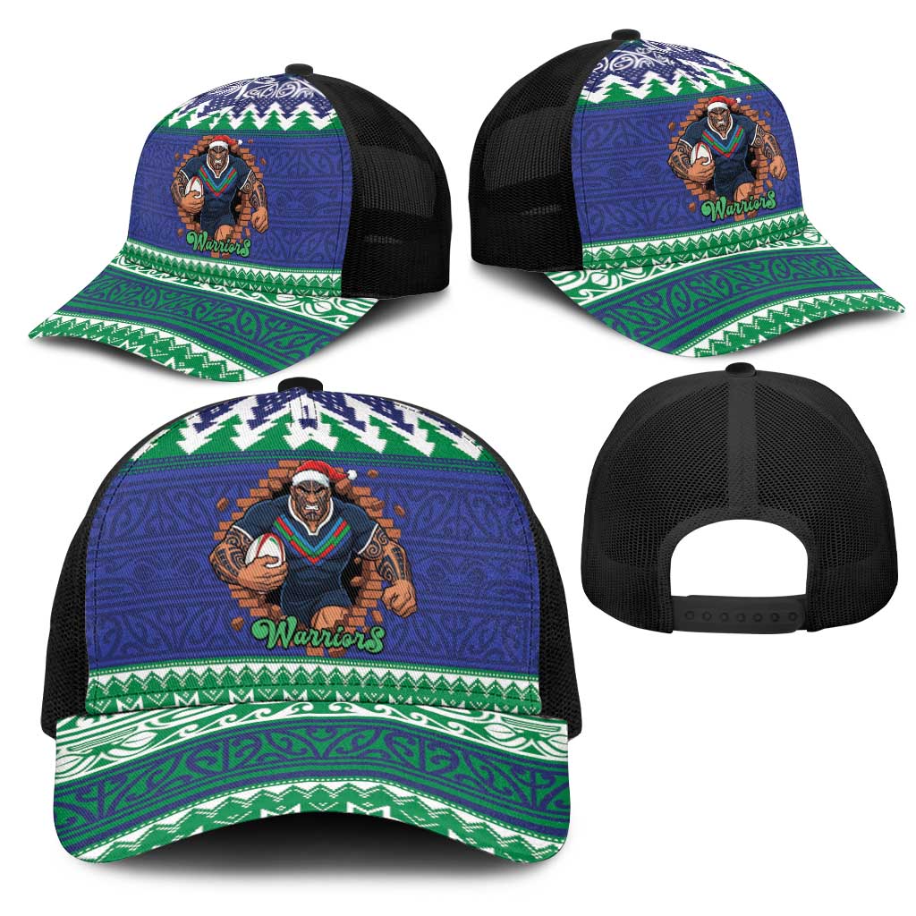 Merry Haka Warriors Mesh Trucker Cap Christmas Rugby League Spirit - Aussie Hoodie