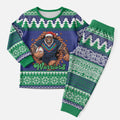 Merry Haka Warriors Personalised Christmas Pajama Set Christmas Rugby League Spirit - Aussie Hoodie