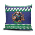 Merry Haka Warriors Personalised Pillow Cover Christmas Rugby League Spirit - Aussie Hoodie