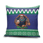 Merry Haka Warriors Personalised Pillow Cover Christmas Rugby League Spirit - Aussie Hoodie