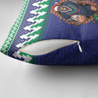 Merry Haka Warriors Personalised Pillow Cover Christmas Rugby League Spirit - Aussie Hoodie