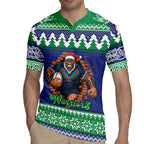 Merry Haka Warriors Personalised Rugby Jersey Christmas Rugby League Spirit - Aussie Hoodie