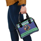 Merry Haka Warriors Personalised Shoulder Handbag Christmas Rugby League Spirit - Aussie Hoodie