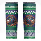 Merry Haka Warriors Personalised Skinny Tumbler Christmas Rugby League Spirit - Aussie Hoodie