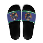 Merry Haka Warriors Personalised Slide Sandals Christmas Rugby League Spirit - Aussie Hoodie