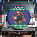 Merry Haka Warriors Personalised Spare Tire Cover Christmas Rugby League Spirit - Aussie Hoodie
