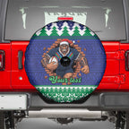 Merry Haka Warriors Personalised Spare Tire Cover Christmas Rugby League Spirit - Aussie Hoodie