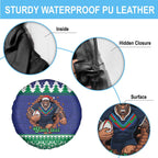 Merry Haka Warriors Personalised Spare Tire Cover Christmas Rugby League Spirit - Aussie Hoodie