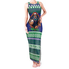 Merry Haka Warriors Personalised Tank Maxi Dress Christmas Rugby League Spirit - Aussie Hoodie