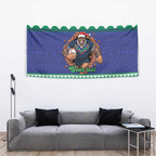 Merry Haka Warriors Personalised Tapestry Christmas Rugby League Spirit - Aussie Hoodie