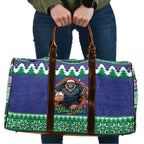 Merry Haka Warriors Personalised Travel Bag Christmas Rugby League Spirit - Aussie Hoodie