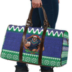 Merry Haka Warriors Personalised Travel Bag Christmas Rugby League Spirit - Aussie Hoodie