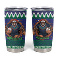 Merry Haka Warriors Personalised Tumbler Cup Christmas Rugby League Spirit - Aussie Hoodie