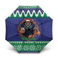 Merry Haka Warriors Personalised Umbrella Christmas Rugby League Spirit - Aussie Hoodie