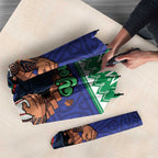 Merry Haka Warriors Personalised Umbrella Christmas Rugby League Spirit - Aussie Hoodie