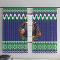 Merry Haka Warriors Personalised Window Curtain Christmas Rugby League Spirit - Aussie Hoodie