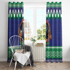 Merry Haka Warriors Personalised Window Curtain Christmas Rugby League Spirit - Aussie Hoodie