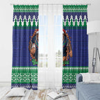 Merry Haka Warriors Personalised Window Curtain Christmas Rugby League Spirit - Aussie Hoodie