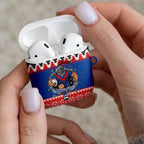 Merry Knights Newcastle Pride Personalised AirPods Case Christmas Rugby League Spirit - Aussie Hoodie