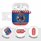 Merry Knights Newcastle Pride Personalised AirPods Case Christmas Rugby League Spirit - Aussie Hoodie