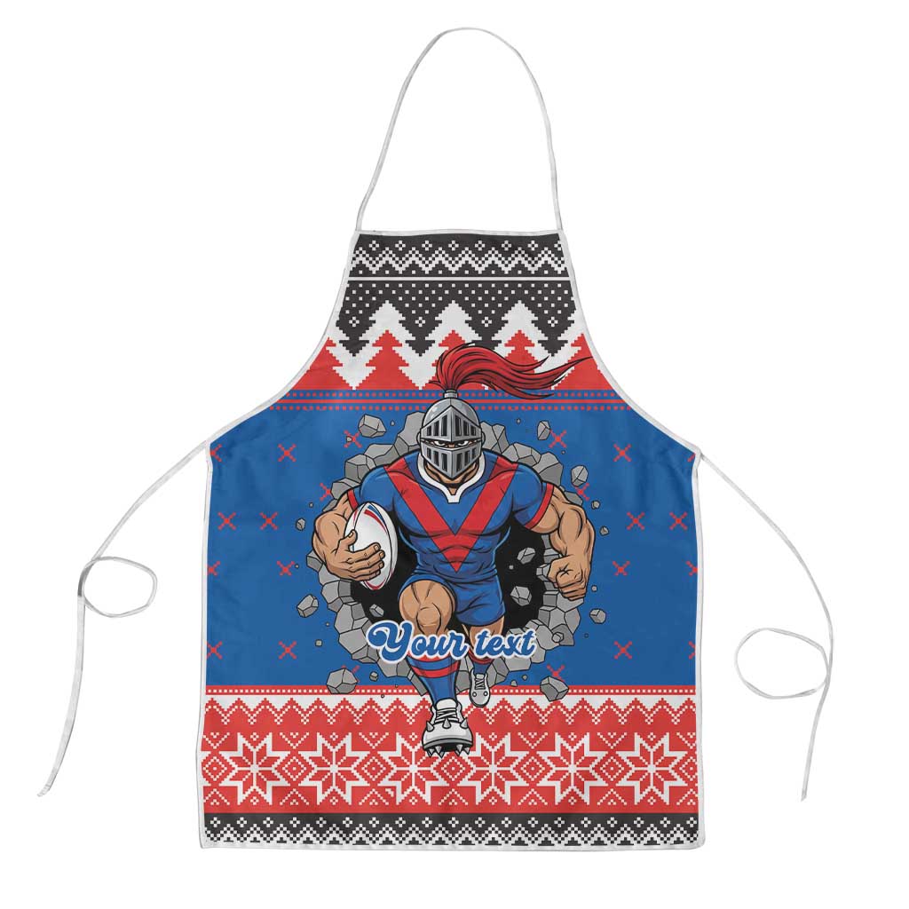 Merry Knights Newcastle Pride Personalised Apron Christmas Rugby League Spirit - Aussie Hoodie