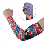 Merry Knights Newcastle Pride Personalised Arm Sleeves Christmas Rugby League Spirit - Aussie Hoodie