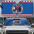 Merry Knights Newcastle Pride Personalised Auto Sun Shade Christmas Rugby League Spirit - Aussie Hoodie