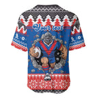 Merry Knights Newcastle Pride Personalised Baseball Jersey Christmas Rugby League Spirit - Aussie Hoodie