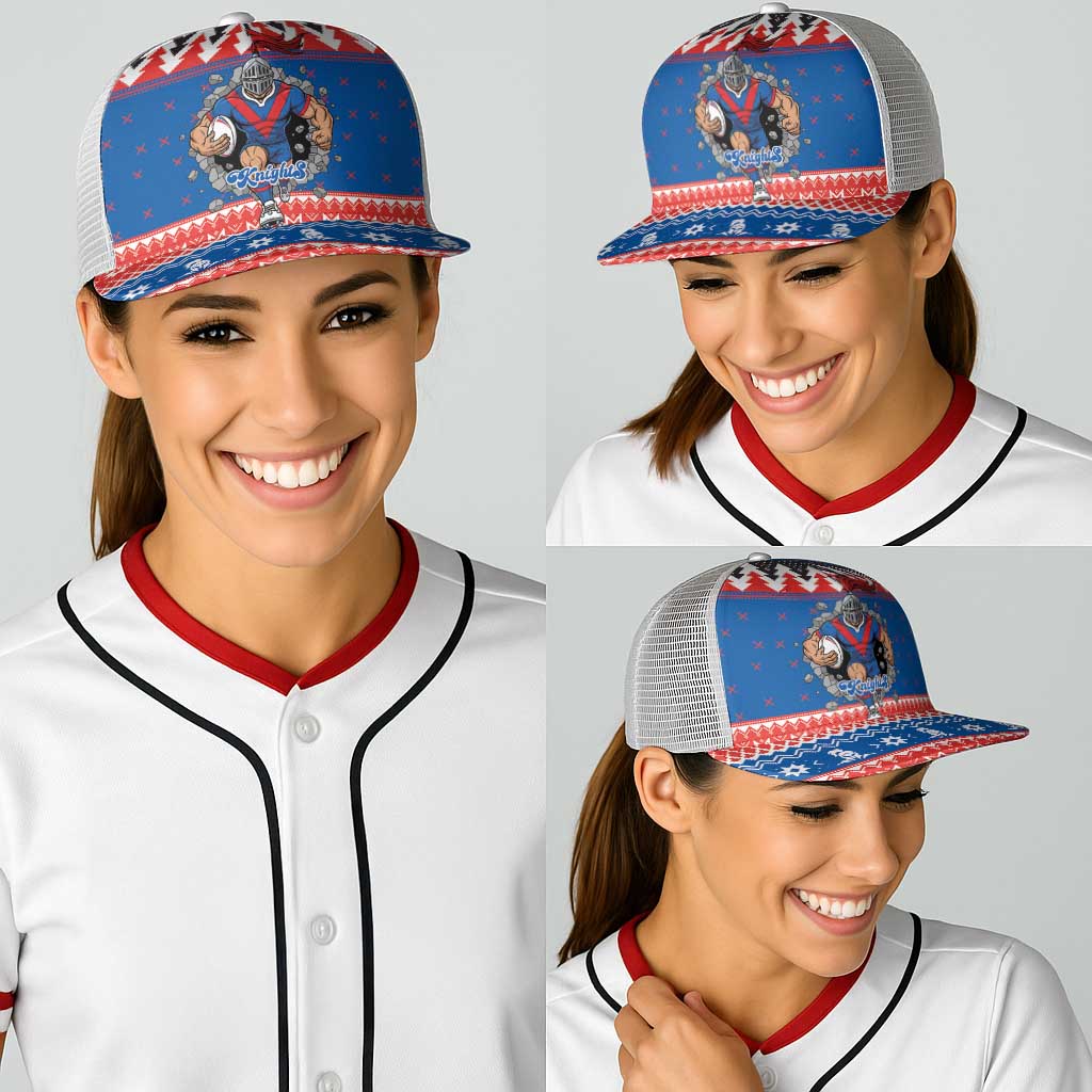 Merry Knights Newcastle Pride Baseball Net Cap Christmas Rugby League Spirit - Aussie Hoodie
