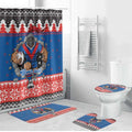 Merry Knights Newcastle Pride Personalised Bathroom Set Christmas Rugby League Spirit - Aussie Hoodie