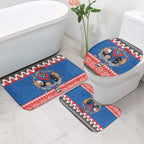 Merry Knights Newcastle Pride Personalised Bathroom Set Christmas Rugby League Spirit - Aussie Hoodie