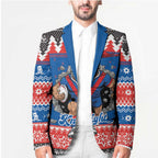 Merry Knights Newcastle Pride Personalised Blazer Christmas Rugby League Spirit - Aussie Hoodie